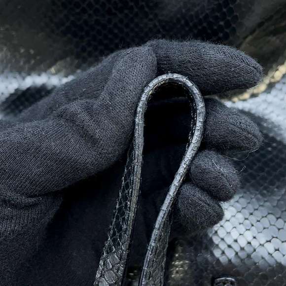 FENDI Python Tote Bag Black - Picture 11 of 13